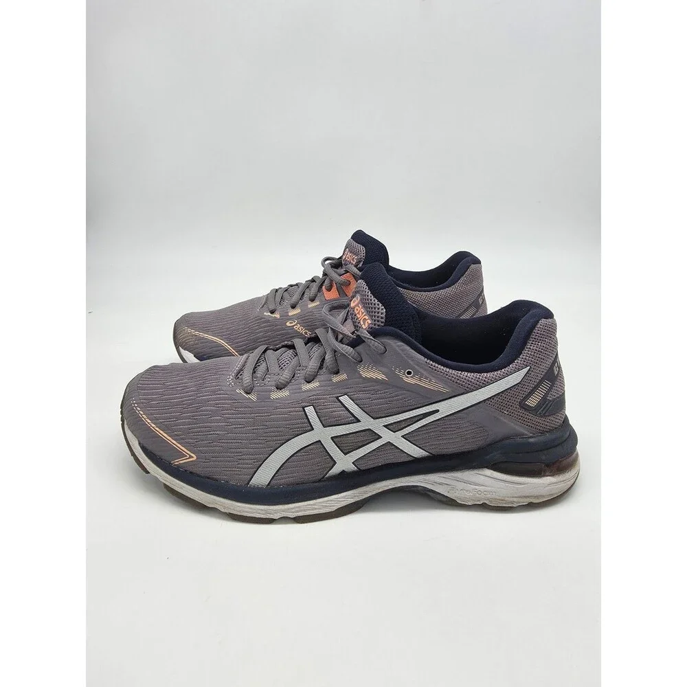 ASICS GT-2000 7 Twist Womens Size 8 Running Shoes Lavender Sneaker 1012A516